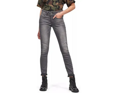 G-STAR Damen Jeans Lynn Mid Skinny rp Ankle - Stylische G-Star Jeans für Damen in mittlerer Taille, 5-Pocket Design und modischer Skinny Fit. Ideal für einen lässigen Look mit einem besonderen Schnitt für mehr Komfort.