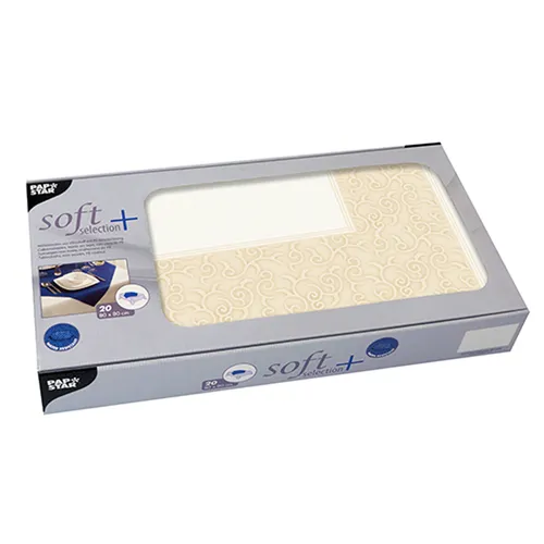 Papstar Mitteldecke Casali champagner Vlies 80 x 80cm - 20 Stück - Elegante Mitteldecke aus Vlies in champagner, ideal für festliche Anlässe. Hochwertige Verarbeitung und praktische 20er-Packung für stilvolle Tischdekoration.