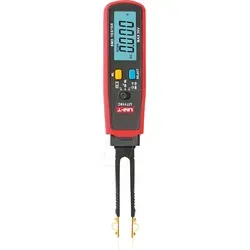 UNI-T UT116C SMD-Tester - Multimeter für Spannungsmessung bis 36 V DC, ideal für präzise Dioden- und LED-Tests mit drehbarem Stift für einfachen Zugriff und Lesbarkeit.
