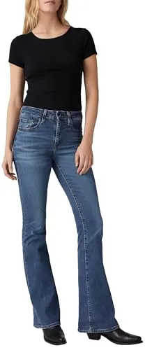 Levi's Damen 726 High Rise Flare Jeans, Blue Wave Mid, 31W / 30L - Jeans mit Flare Fit, bietet angenehme Flexibilität und perfekte Balance zwischen Komfort und Struktur, ideal für jeden Anlass.
