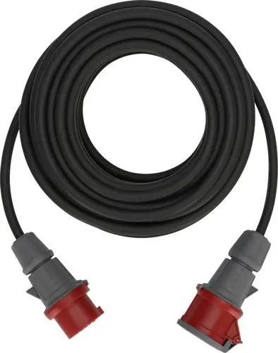Professional CEE Starkstrom-Verlängerungskabel 25m - Adapter für Baustellen und den Außenbereich, IP44 Schutz, 5-polig für zuverlässige Stromversorgung bei anspruchsvollen Einsätzen.
