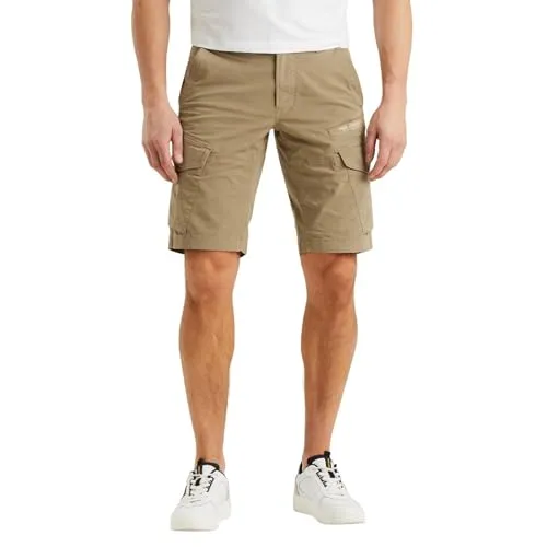 PME Legend Herren Short NORDROP Cargo Shorts Stretch Twill - Regular Fit W29-W40, Größe:W 32, Farbe:6405 Elmwood