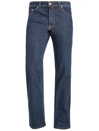 Pierre Cardin Dijon Blue Black Indigo Jeans 3880 161.02 68 - Robuste Jeans aus 10oz Denim für optimale Langlebigkeit. Erhältlich in deutscher Konfektionsgröße, ideal für perfekten Sitz. Bei Fragen zur Größe steht Ihnen der Händler gerne zur Verfügung.