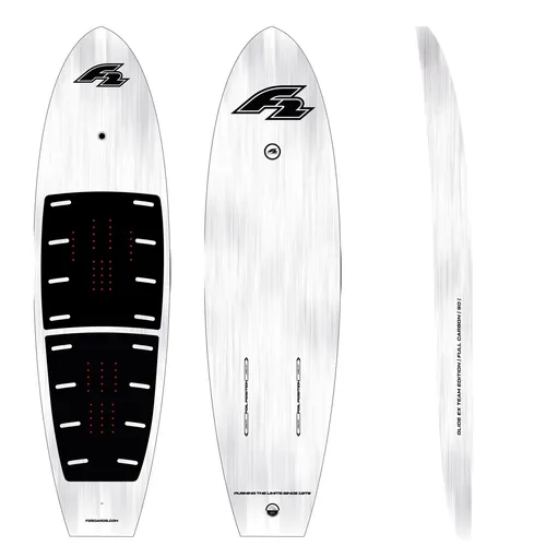 F2 Foil Board Glide Explorer Team Edition 115 l Grau 2024/25 - Hochwertiges Foil Board für Downwind-Foiling, ideal für alle Könnerstufen. Leicht und stabil, perfekt für unvergessliche Wasserabenteuer.