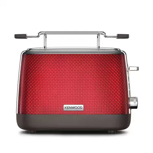 Kenwood Mesmerine TCM811RD 2-Scheiben-Toaster - Toaster mit stilvollem Design und variabler Bräunungseinstellung für perfekt geröstetes Brot.