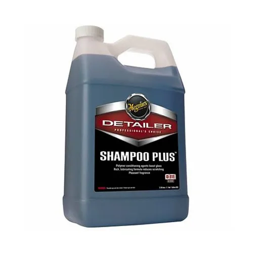 Meguiars D11101 Shampoo Plus 3,78 Lt - Hochwertiges Autoshampoo mit spezieller Schmierformel für sanfte Reinigung. Ideal für empfindliche Oberflächen, sorgt für strahlenden Glanz und eine glatte Oberfläche. Perfekt für die Fahrzeugpflege.