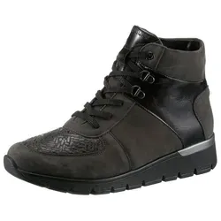 Waldläufer K-RAMONA-Soft Schnürboots mit Orthotritt-Ausstattung und K-Weite (extraweit) grau 36 EU (3,5 UK)