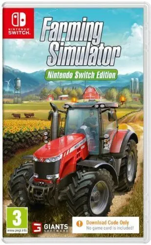 Nintendo SWITCH Landwirtschafts-Simulator - Landwirt 25 - Genre: Simulation, ideal für Landwirtschafts-Fans, erlebe das Landleben auf deiner Nintendo Switch!