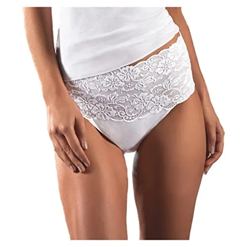 Nina von C. Damen-Taillenslip FINE Cotton Champagner Größe 42