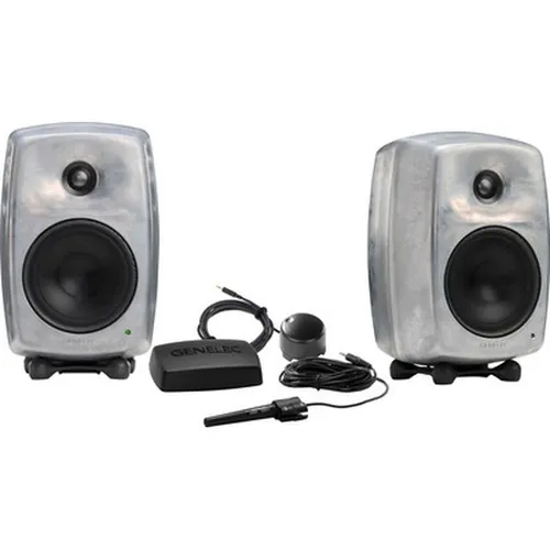 Genelec 8330 RAW Pack - 2-Wege Aktiv-Studiomonitor - Lautsprecher mit beeindruckendem Übertragungsbereich von 45 Hz - 23 kHz und automatischer Frequenzkalibrierung durch das Genelec GLM System für optimale Klangqualität.