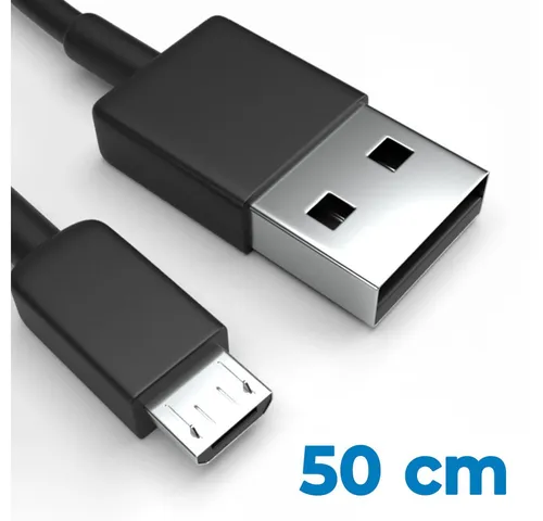 Justcom Lenovo A5100 USB-Kabel, Micro-USB, USB-A (50 cm), Schnellladekabel, Datenkabel, Handy, Tablet