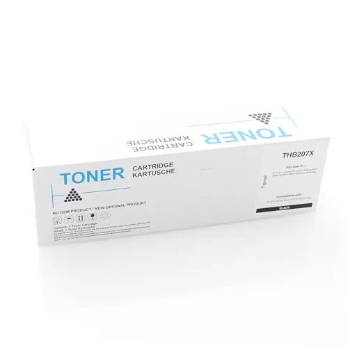 ABC Kompatibler Toner für HP 207X W2210X Schwarz - Hochwertiger Toner für HP 207X W2210X, mit einer Seitenleistung von 3150 Seiten. Inklusive neuem Chip, ideal für zuverlässigen Druck in Büroumgebungen.
