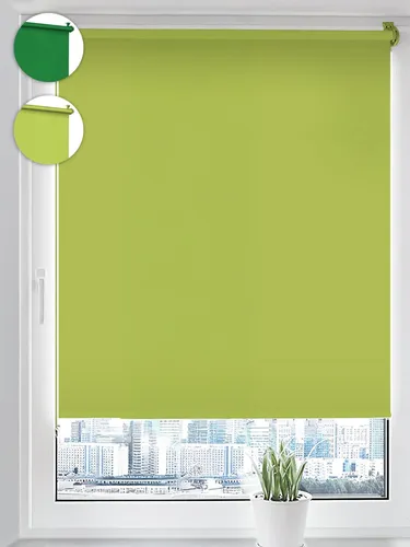 Sonello Verdunkelungsrollo Klemmfix ohne Bohren 105 x 100 Olivgrün Verdunklungsrollo Fensterrollo Rollo Seitenzugrollo Klemmrollo für Fenster & Tür
