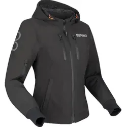 Bering Kerby Damen Motorrad Textiljacke, schwarz, Größe 44