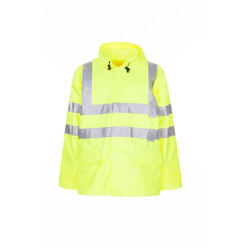 Planam Regenjacke uni gelb Größe XXL - Funktionsjacken, wasserabweisend und ideal für alle Wetterbedingungen, perfekt für Outdoor-Aktivitäten.