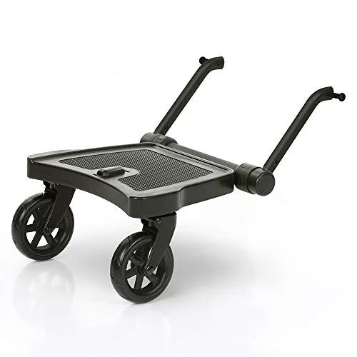 ABC Design Kiddie Ride On 2 Trittbrett - Kinderwagenaufsatz für ältere Geschwister, einfach zu montieren, gefederte Laufräder für optimalen Fahrkomfort und kompatibel mit vielen gängigen Kinderwagen.