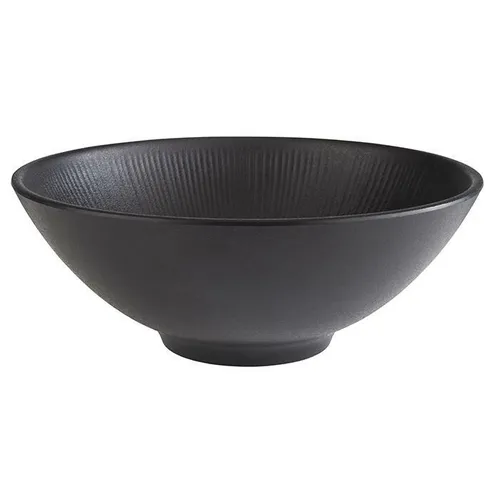 Servierschale Serie NERO aus Melamin, Kapazität 1,7 Liter, ØxH: 24 x 9 cm
