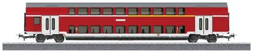 Märklin Start up 40400 H0 Doppelstockwagen Regional Express DABz 756 - Personenwagen, detailgetreues Modell des DB AG Doppelstockwagens mit getönten Fenstern und Relex-Kupplungen, ideal für echte Modellbahn-Liebhaber.