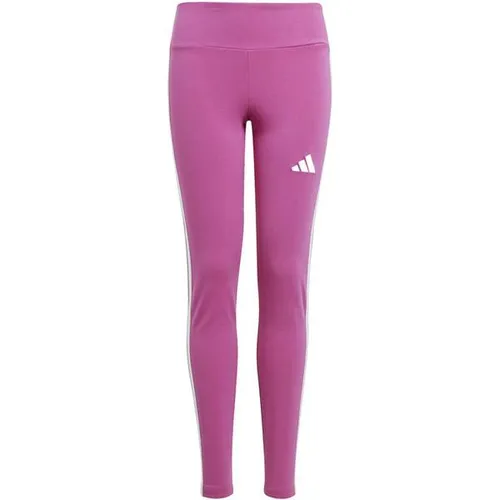 adidas Sportswear Leggings JG 3S LEG 230 - Rosa 152 - Trainingsbekleidung für sportliche Aktivitäten, aus 93% Baumwolle und 7% Elasthan, mit bequemem Gummizug für optimale Bewegungsfreiheit beim Laufen.