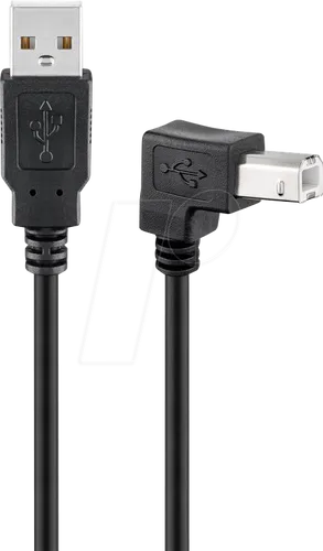AK USB AB AGW 1M - USB 2.0 Kabel, A Stecker auf B Stecker, 1 m