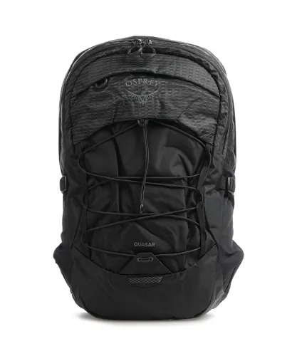 Osprey Quasar 26 black - Robuster Daypack für Alltag und Freizeit - Daypacks und Businessrucksäcke mit atmungsaktiver Rückenplatte und 13"-Laptopfach. Aus bluesign-zertifizierten Recyclingstoffen für umweltbewusste Nutzer.