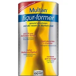 Multan Figur-Former mit CLA und L-Carnitin 450 g - Sportnahrung zur Unterstützung beim Abnehmen, enthält wertvolle Vitamine und Mineralstoffe sowie L-Carnitin und konjugierte Linolsäure (CLA) für eine gesunde Gewichtsreduktion.