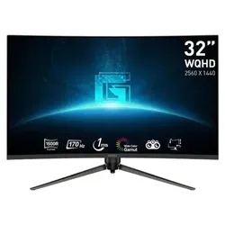 MSI G32CQ5P 31.5i VA Curve 1500R 2560x1440 170Hz 1ms Tilt/Height/Swivel 3y - Flachbildschirm (TFT/LCD) - 80 cm