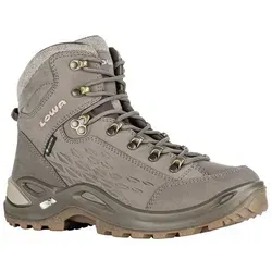 Lowa Renegade Warm Mid GTX Damen Wanderschuhe - Wasserdicht und Warm - Wanderschuhe für Damen mit GORE-TEX-Panda-Futter für warme, trockene Füße und VIBRAM EVO-ICETREK Sohle für optimalen Halt in winterlichen Bedingungen.
