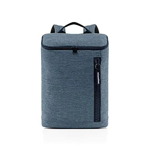 reisenthel Rucksack Overnighter-Backpack M Twist Blue - Daypack mit großer Öffnung für schnellen Zugriff, ideal für Alltag und Reisen, entspricht den Handgepäckmaßen der meisten Airlines.