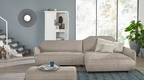 Creation BY ROLF BENZ Ecksofa CR.480, Designecksofa, L-Form, Wahlweise aus Leder oder Chenille