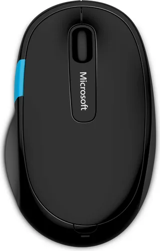 Microsoft Sculpt Comfort Mouse - Ergonomische Bluetooth-Maus für Rechtshänder mit innovativer BlueTrack-Technologie für präzises Tracking auf jeder Oberfläche. Ideal für Büro und unterwegs.