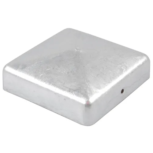 Pfostenkappe Abdeckkappe für Pfosten Pyramide 121 mm 12x12cm verzinkt Zaunkappe
