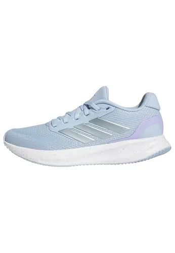adidas Damen Runfalcon 5 Laufschuhe, Clear Sky/Magic Grey met/Core Black, 40 2/3 EU - Leichte und atmungsaktive Laufschuhe mit regulärer Passform und Cloudfoam Zwischensohle für optimalen Komfort beim Laufen.