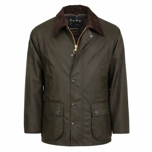 Barbour Herren Parka Jacke Classic Bedale Wax Jac MWX0010OL71, Einfarbig, Grün, Gr. X-Large - Klassische Parka Jacke mit robustem, gewachstem Außenmaterial. Ideal für wechselhaftes Wetter, bietet Komfort und praktische Taschen für den Alltag.