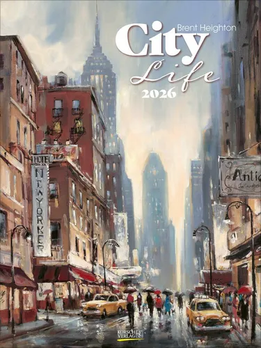 Korsch Verlag Kunstkalender Korsch Kalender City Life 2026