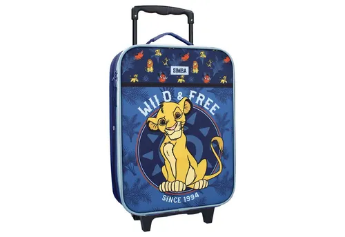 Disney Kinderkoffer Simba König der Löwen Trolley - Handgepäck-Koffer für Kinder, leicht und handgepäcktauglich, mit dem beliebten Simba-Motiv – ideal für kleine Abenteurer ab 2 Jahren.