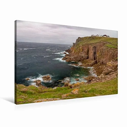 Premium Textil-Leinwand 90 x 60 cm Quer-Format Lands End | Wandbild, HD-Bild auf Keilrahmen, Fertigbild auf hochwertigem Vlies, Leinwanddruck von Norman Preißler