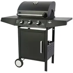 Barbecue El Fuego Gasgrill San Angelo - 3 Brenner BBQ Grillwagen, hochwertiges Design und präzise Garsteuerung für unvergessliche Grillabende