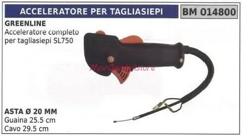 Handhebel Beschleuniger Greenline Hecke-Schneidgeräte SL750 014800