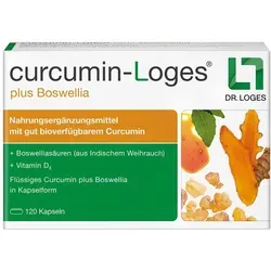 curcumin-Loges plus Boswellia - Kurkuma Kapseln mit Weihrauch, optimale Bioverfügbarkeit durch Mizellen-Technologie für bessere Aufnahme
