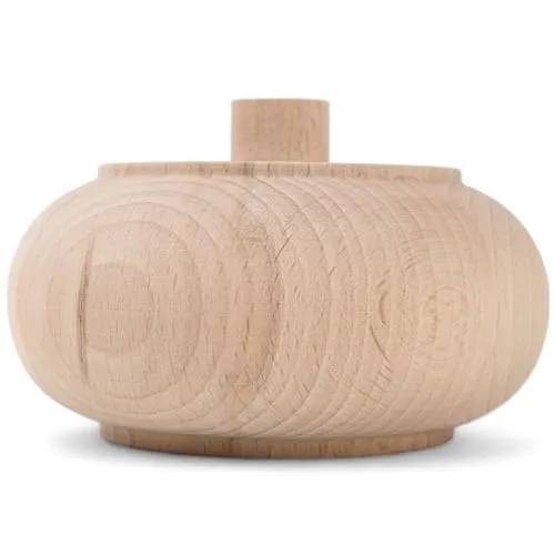 Holzando Holzfüße für Möbel aus Buche ø120 - naturbelassenes Holz - ideal für Restauration & Reparatur - Möbelfüße Holz in Verschiedene Größen & Materialien erhältlich