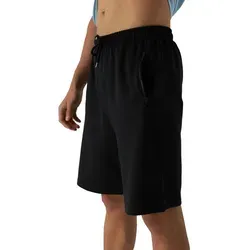 Smith & Solo Sweatshorts Kurze Hose Herren Shorts (1-tlg) Elasthan schwarz M