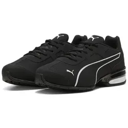 PUMA Tazon 7 EVO Laufschuhe für Herren - Schwarz, Größe 44.5 - Laufschuhe für Herren mit SOFTRIDE-Technologie für ganztägigen Komfort. Das Obermaterial besteht zu 20% aus recycelten Materialien, ideal für aktive Männer, die Nachhaltigkeit und Stil schätzen.