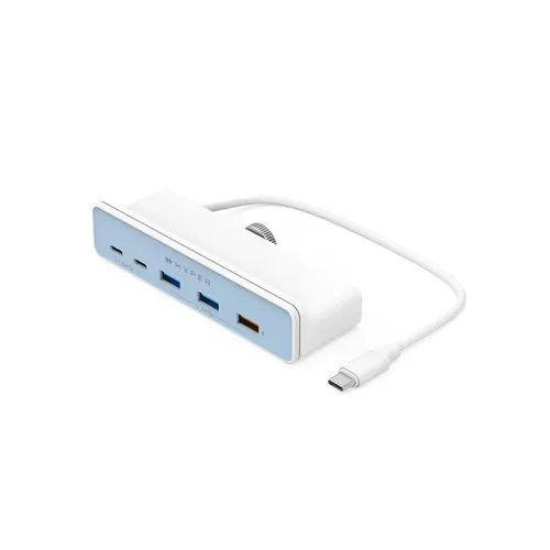 Hyper Drive 5-in-1 USB-C Hub für iMac - 5 Anschlüsse, einfach zu installieren und perfekt für erweiterten Zugriff auf USB-Geräte