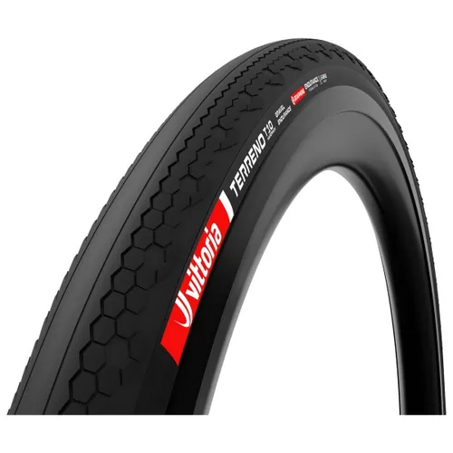 Vittoria Terreno T10 Hardpack G2.0 28" Faltreifen - Der Vittoria Terreno T10 Hardpack G2.0 28" Faltreifen ist ideal für vielseitige Einsätze. Sein robustes Design sorgt für hervorragende Pannensicherheit und Grip auf unterschiedlichen Untergründen.