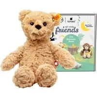 tonies Hörfiguren für Toniebox - Steiff Jimmy Bär, Hörspiel mit Liedern für Kinder ab 3 Jahren, ca. 70 Minuten Spielzeit und kuschelige Abenteuer