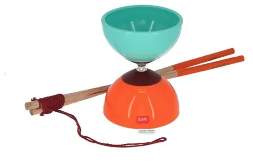 Legami Diabolo-Spiel, robust, leichte Stäbchen, Jonglierer, DBL0001