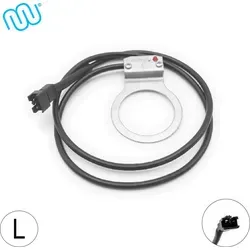 windmeile | PAS KM-DH Sensor Pedalsensor, Professional 3-Pin JST Links, PAS Sensor, PAS Systemassistent, E-Bike Elektro Fahrrad Pedelec 24V/36V/48V - Schwarz