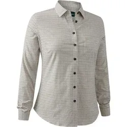 Lady Sara Shirt Green Check - Blusen & Tuniken für Damen mit dehnbarem Stoff für optimalen Komfort und femininer Passform dank Rückennähten.