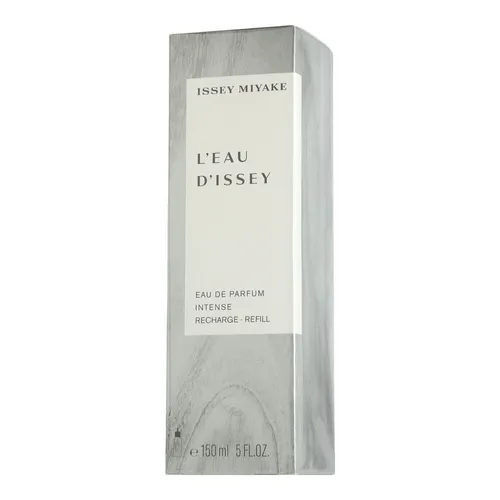 Issey Miyake L'Eau d'Issey Intense Eau de Parfum 150 ml - Eau de Parfum für Frauen, inspiriert von den Ozeanen. Intensiver blumig-aquatischer Duft, vegan und zu 91% aus natürlichen Inhaltsstoffen. Jetzt nachfüllbar für nachhaltigen Genuss.